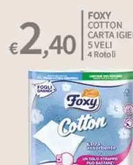 Foxy - Cotton Carta Igienica