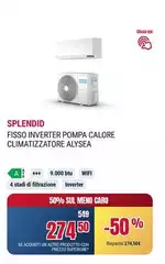 Splendid - Fisso Inverter Pompa Calore Climatizzatore Alysea