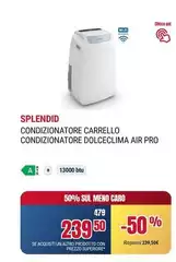 Splendid - Condizionatore Carrello Condizionatore Dolceclima Air Pro Splendid - Condizionatore Carrello Condizionatore Dolceclima Air Pro
