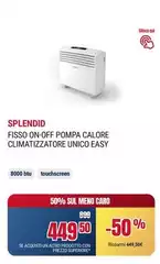 Splendid - FISSO ON-OFF POMPA CALORE CLIMATZXZATORE UNICO EASY Splendid - FISSO ON-OFF POMPA CALORE CLIMATZXZATORE UNICO EASY