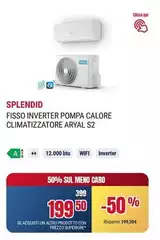 Splendid - FISSO INVERTER POMPA CILIMATZXZatore ARYAL S2 Splendid - FISSO INVERTER POMPA CILIMATZXZatore ARYAL S2