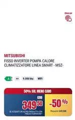 Mitsubishi - FISSO INVERTER POMPA CLIMATizzatore Mitsubishi - FISSO INVERTER POMPA CLIMATizzatore