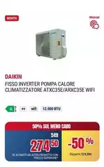 Daikin - Fisso Inverter Pompa Calore Climatizzatore Atxc35e/Arxc35e Wifi Daikin - Fisso Inverter Pompa Calore Climatizzatore Atxc35e/Arxc35e Wifi