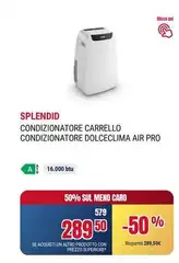 Splendid - Condizionatore Carrello Condizionatore Dolceclima Air Pro Splendid - Condizionatore Carrello Condizionatore Dolceclima Air Pro