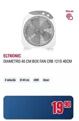 Dcg eltronic - Diametro 40 Cm Box Fan CRB 1210 40Cm