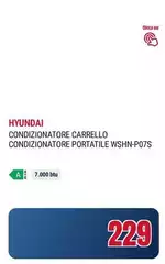 Hyundai - Condizionatore Carrello Condizionatore Portatile WSHN-P07S Hyundai - Condizionatore Carrello Condizionatore Portatile WSHN-P07S