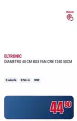 Eltronic Diametro 40 Cm Box Fan CRB 1240 50Cm