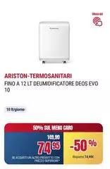 ARITON-TERMOSANITAR FINO A 12 LT Deumidificatore Deos Evo ARITON-TERMOSANITAR FINO A 12 LT Deumidificatore Deos Evo
