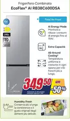 Samsung - Frigorifero Combinato EcoFlex AI RB38C600DSA