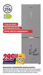 Whirlpool - Frigorifero WHKE363XP6E