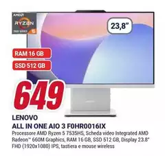 Lenovo - All In One Aio 3 F0HR00161X