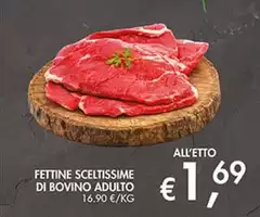 Fettine Sceltissime Di Bovino Adulto