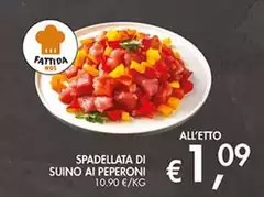 Spadellata Di Suino Ai Peperoni