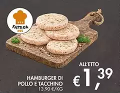 Hamburger Di Pollo E Tacchino