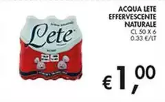 Lete - Acqua Effervescente Naturale Lete - Acqua Effervescente Naturale