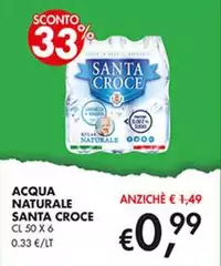 Santa Croce - Acqua Naturale Santa Croce - Acqua Naturale