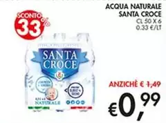 Santa Croce - Acqua Naturale Santa Croce - Acqua Naturale