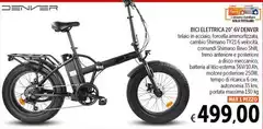 Denver - Bici Elettrica 20" 6V Denver Denver - Bici Elettrica 20" 6V Denver