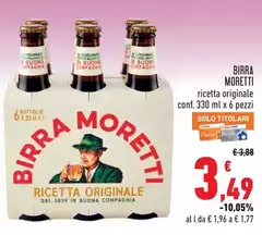 Moretti - Birra Moretti - Birra