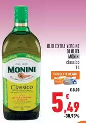 Monini - Olio Extra Vergine Di Oliva Monini - Olio Extra Vergine Di Oliva