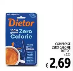 Dietor - Compresse Zero Calorie