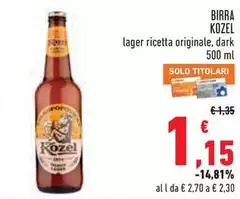 Kozel - Birra Kozel - Birra
