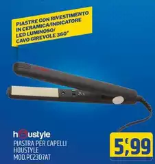 Houstyle - Piastra Per Capelli MOD.PC2307AT Houstyle - Piastra Per Capelli MOD.PC2307AT