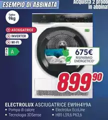 Electrolux - ASCIUGATRICE EW9H4Y9A Electrolux - ASCIUGATRICE EW9H4Y9A