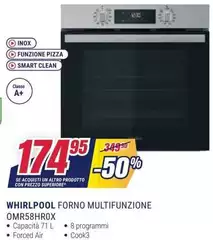 Whirlpool - Forno Multifunzione Omr58hr0x Whirlpool - Forno Multifunzione Omr58hr0x