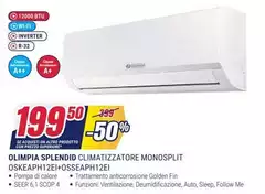 Olimpia -  splendid climatizzatore monosplit