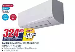 Daikin - Climatizzatore Monosplit ARY35F + ATXF35F