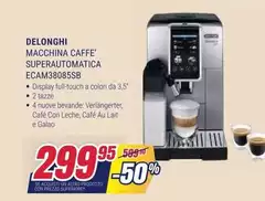 De Longhi - Macchina Caffe' Superautomatica ECAM38085SB