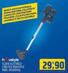 Houstyle - Scopa Eletrica Con Filo Mod. Ap2001hjl Houstyle - Scopa Eletrica Con Filo Mod. Ap2001hjl