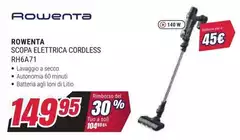 Rowenta - Scopa Elettrica Cordless RH6A71