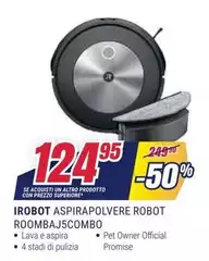 iRobot - Aspirapolvere Robot Roombaj5combo