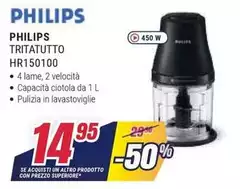 Philips - Tritatutto Hr150100 Philips - Tritatutto Hr150100