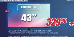 LG - Smart Tv Nanocell 43" UHD 43NANO81A6A LG - Smart Tv Nanocell 43" UHD 43NANO81A6A