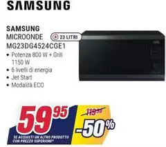 Samsung - Microonde MG23DG4524CGE01 Samsung - Microonde MG23DG4524CGE01
