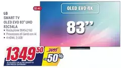 LG - Smart Tv Oled Evo 83" UHD 83C54LA