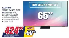 Samsung - Smart Tv Neo Qled Miniled 65" Uhd QE65QN70FAUXZT Samsung - Smart Tv Neo Qled Miniled 65" Uhd QE65QN70FAUXZT