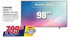 Samsung - Smart TV Crystal 98" UHD UE98D4970UXZT Samsung - Smart TV Crystal 98" UHD UE98D4970UXZT