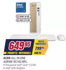 Acer - All In One Aspire Xc102-rpl