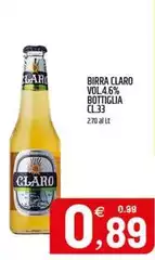 Claro - Birra Claro - Birra