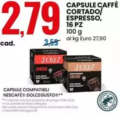 Capsule Caffè Cortado/Espresso, 16 Pz