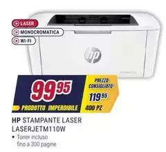 HP - Stampante Laserjetm110w