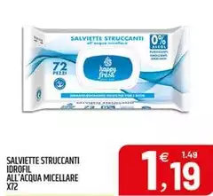 Happy - Salviette Struccanti Idrofil All'Acqua Micellare Happy - Salviette Struccanti Idrofil All'Acqua Micellare