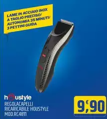 Guida - Regolacapelli Ricaricabile Houstyle MOD.RC4811 Guida - Regolacapelli Ricaricabile Houstyle MOD.RC4811