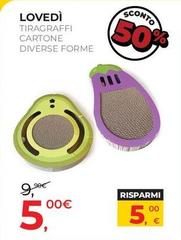 Tiragraffi Cartone Diverse Forme