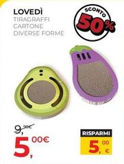 Tiragraffi Cartone Diverse Forme