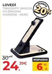 Tiragraffi Basilea Cm.30x42x40 Marrone - Nero